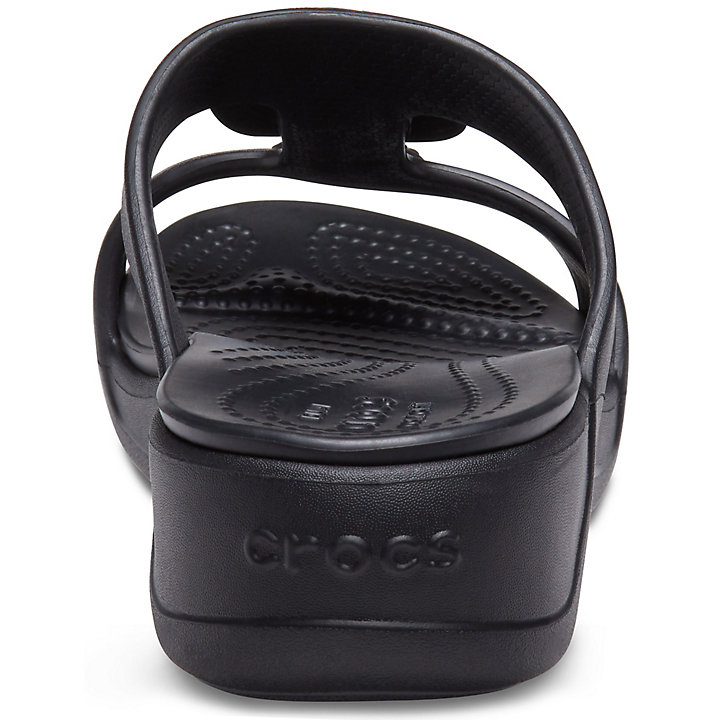 Compensées Crocs Monterey Diamante Slip-On Wedge Noir Femme | WHP-7510447