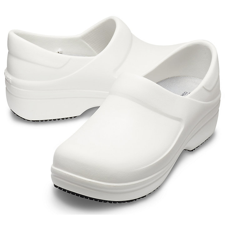 Sabots Crocs Neria Pro II Clog Blanche Femme | VLI-9662661