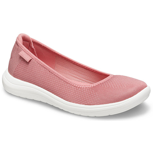 Flats Crocs Reviva Plates Corail Blanche Femme | TVO-1943561