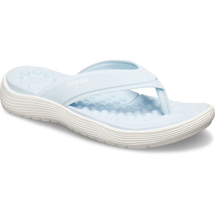 Tong Crocs Reviva Flip Bleu Clair Blanche Femme | NYJ-3946944