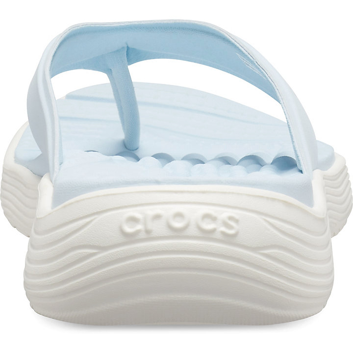 Tong Crocs Reviva Flip Bleu Clair Blanche Femme | NYJ-3946944