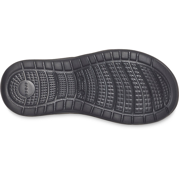 Tong Crocs Reviva Flip Noir Femme | XJX-6727297