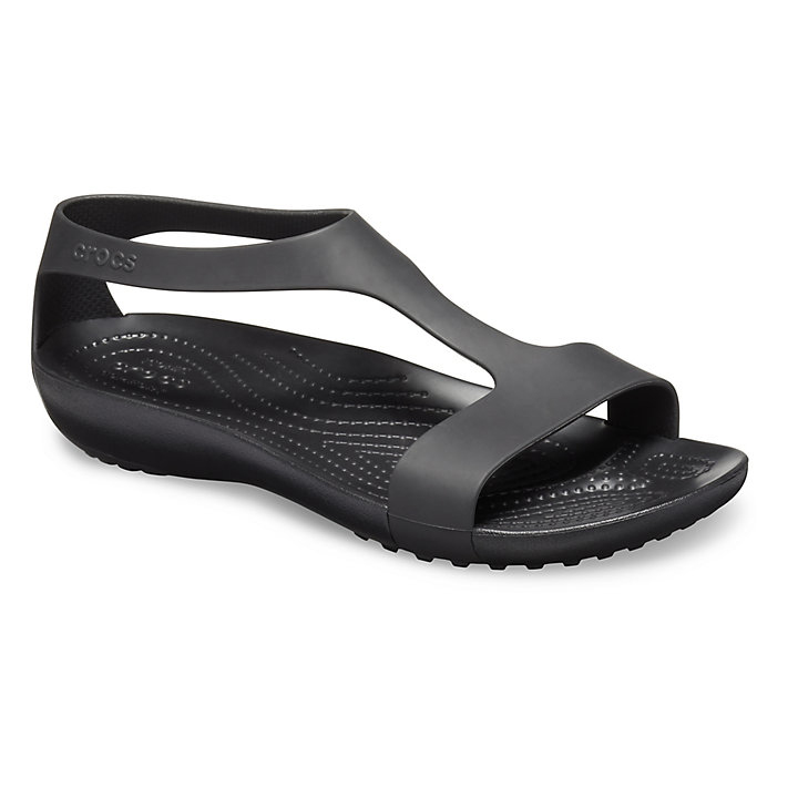 Sandales Crocs Serena Sandal Noir Femme | VRR-6916539