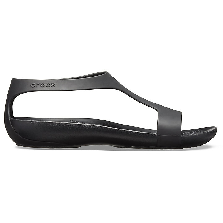 Sandales Crocs Serena Sandal Noir Femme | VRR-6916539