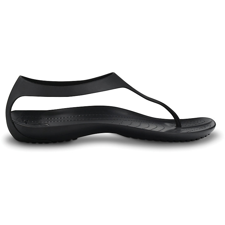 Tong Crocs Sexi Collection: Sleek Flip Flops Noir Femme | TYO-7393929