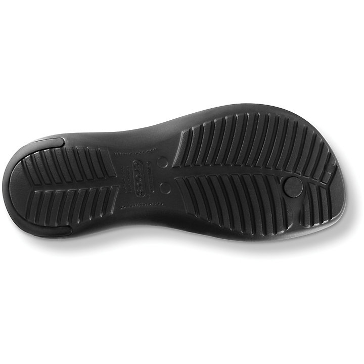 Tong Crocs Sexi Collection: Sleek Flip Flops Noir Femme | TYO-7393929