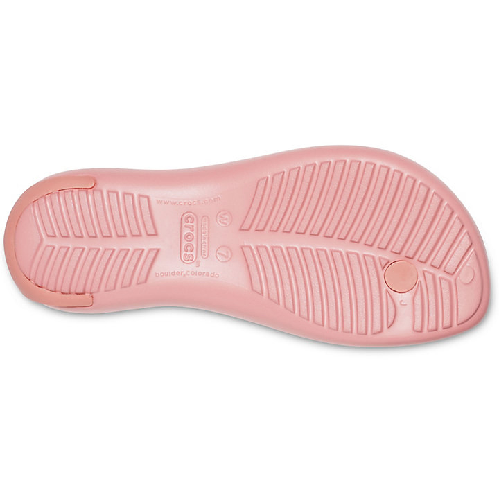 Tong Crocs Sexi Collection: Sleek Flip Flops Corail Femme | MYU-0613158