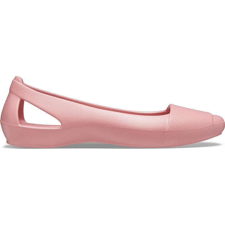 Flats Crocs Sienna Plates Corail Femme | PVE-4497898