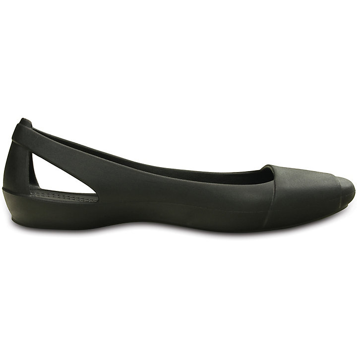 Flats Crocs Sienna Plates Noir Femme | RVP-3188314