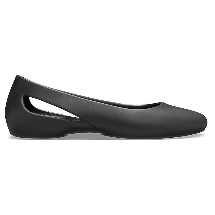 Flats Crocs Sloane Plates Noir Femme | KVH-2343999