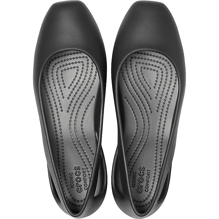 Flats Crocs Sloane Plates Noir Femme | KVH-2343999