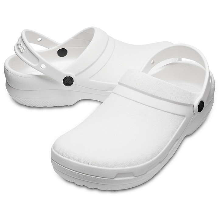 Sabots Crocs Specialist II Clog Blanche Femme | UAW-3454137