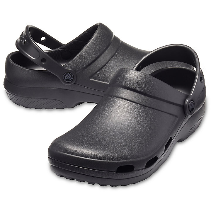 Sabots Crocs Specialist II Vent Clog Noir Femme | CEN-8245410