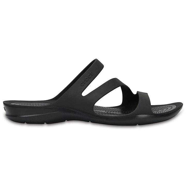 Sandales Crocs Swiftwater Sandal Noir Femme | FGE-5170230