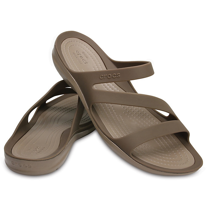 Sandales Crocs Swiftwater Sandal Cafe Femme | BCJ-0338339