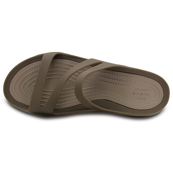 Sandales Crocs Swiftwater Sandal Cafe Femme | BCJ-0338339