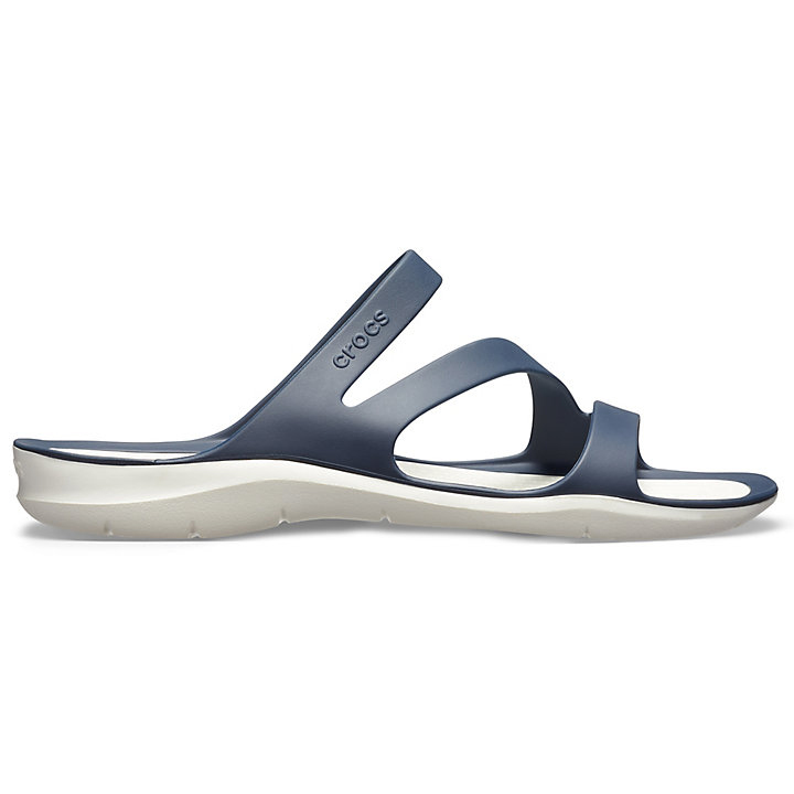 Sandales Crocs Swiftwater Sandal Bleu Marine Blanche Femme | HTX-9070264