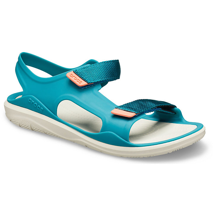 Sandales Crocs Swiftwater Expedition Sandal Turquoise Foncé Beige Femme | VJV-7078741