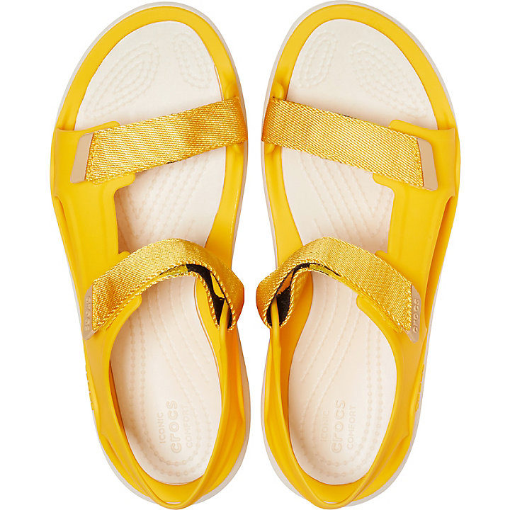 Sandales Crocs Swiftwater Expedition Sandal Jaune Beige Femme | ODU-1409247