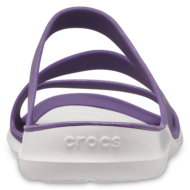 Sandales Crocs Swiftwater Sandal Violette Foncé Blanche Femme | PWR-9549281