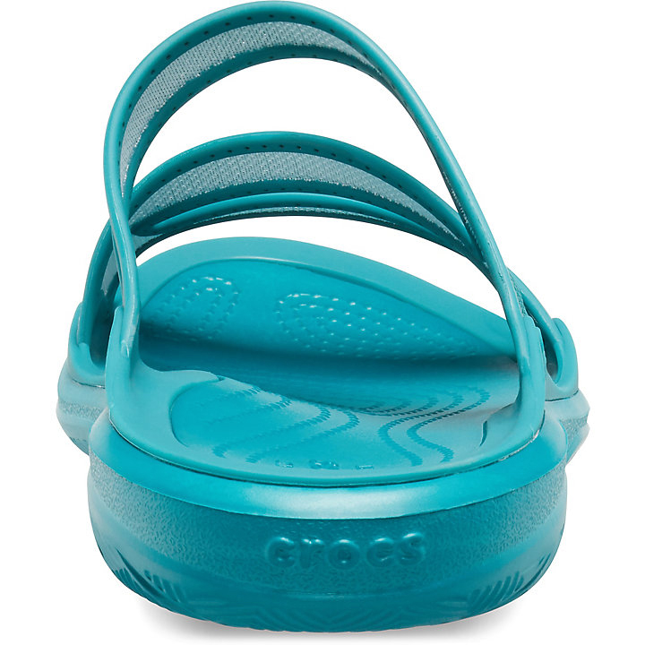 Sandales Crocs Swiftwater Telluride Sandal Turquoise Foncé Femme | MDU-8751087