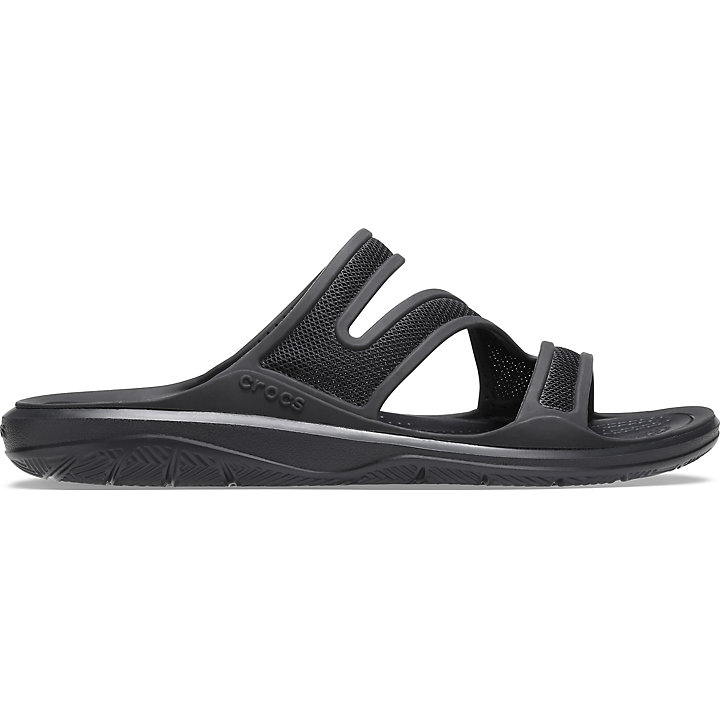 Sandales Crocs Swiftwater Telluride Sandal Noir Femme | GDI-4523673