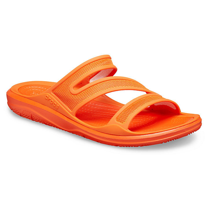 Sandales Crocs Swiftwater Telluride Sandal Orange Femme | NVW-4536845