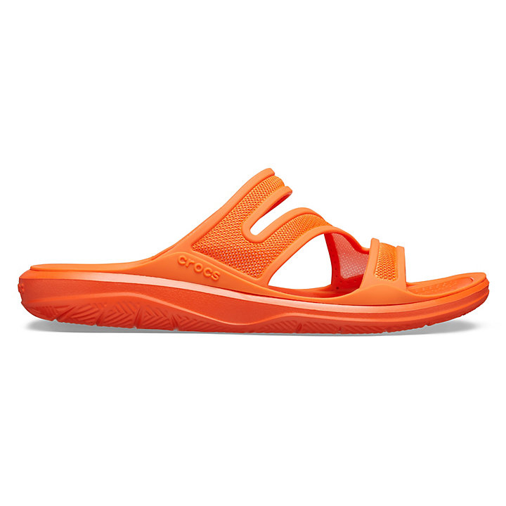 Sandales Crocs Swiftwater Telluride Sandal Orange Femme | NVW-4536845