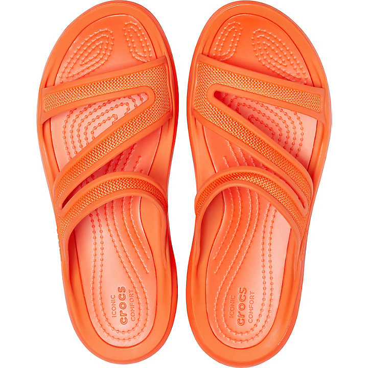 Sandales Crocs Swiftwater Telluride Sandal Orange Femme | NVW-4536845