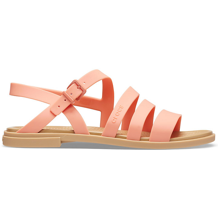 Sandales Crocs Tulum Sandal Corail Marron Femme | GSK-7992306