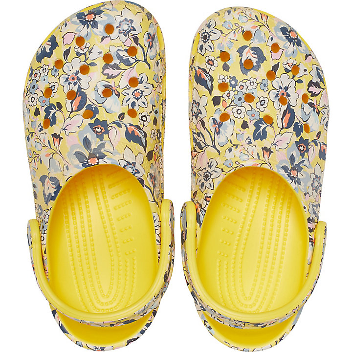 Sabots Crocs Vera Bradley Classiche Clog Jaune Fleur Femme | JLO-1080407