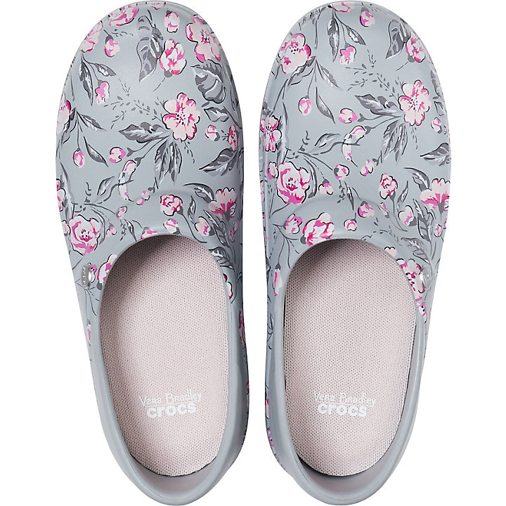 Sabots Crocs Vera Bradley Neria Clog Grise Clair Fleur Femme | PWX-8340557