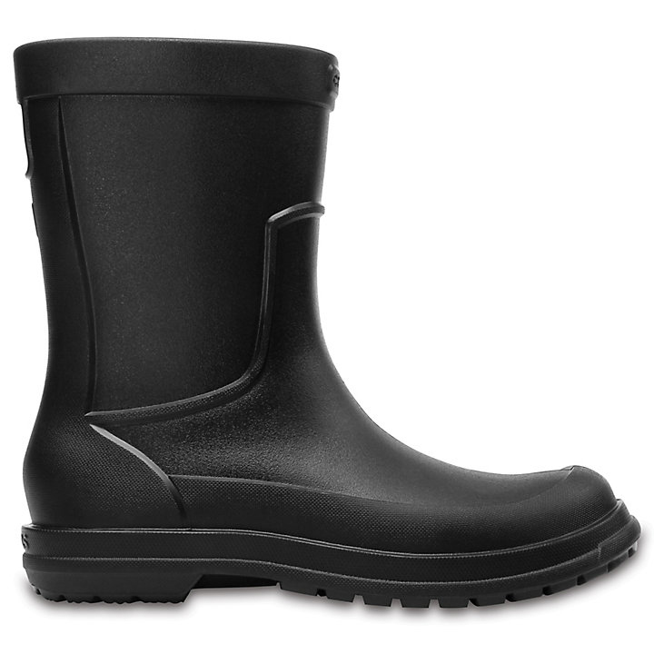 Bottes Crocs AllCast Rain Boot Noir Homme | VHO-2613564