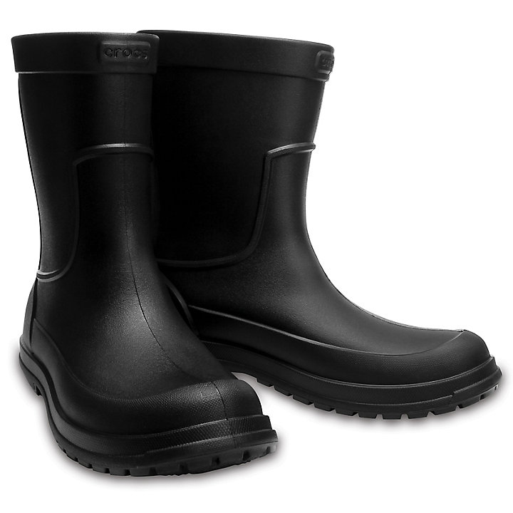 Bottes Crocs AllCast Rain Boot Noir Homme | VHO-2613564