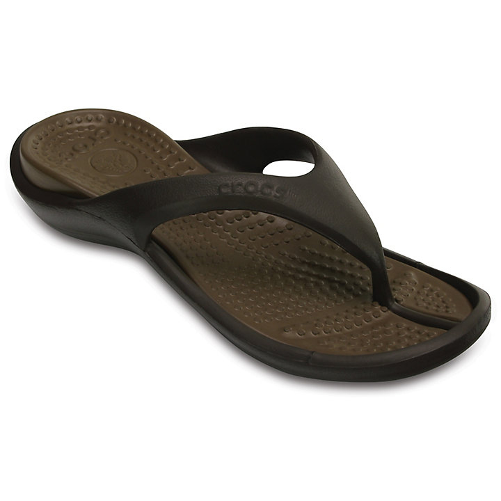 Sandales Crocs Athens Flip Chocolat Vert Olive Homme | IYY-2289159