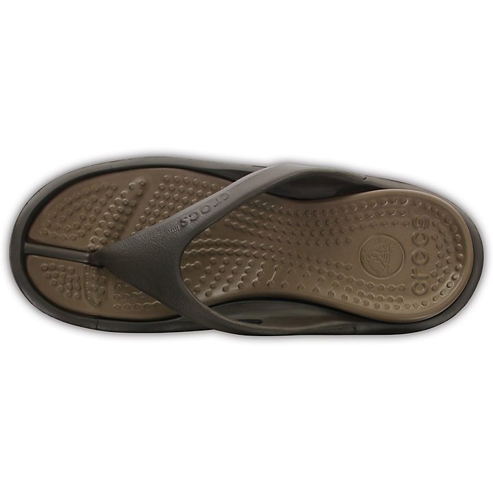 Tong Crocs Athens Flip Chocolat Vert Olive Homme | EUJ-2906842