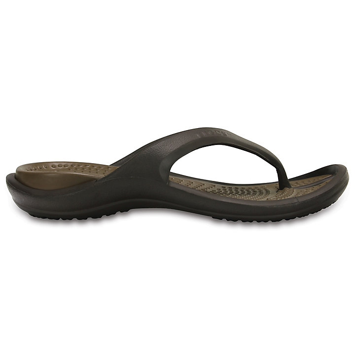 Sandales Crocs Athens Flip Chocolat Vert Olive Homme | IYY-2289159