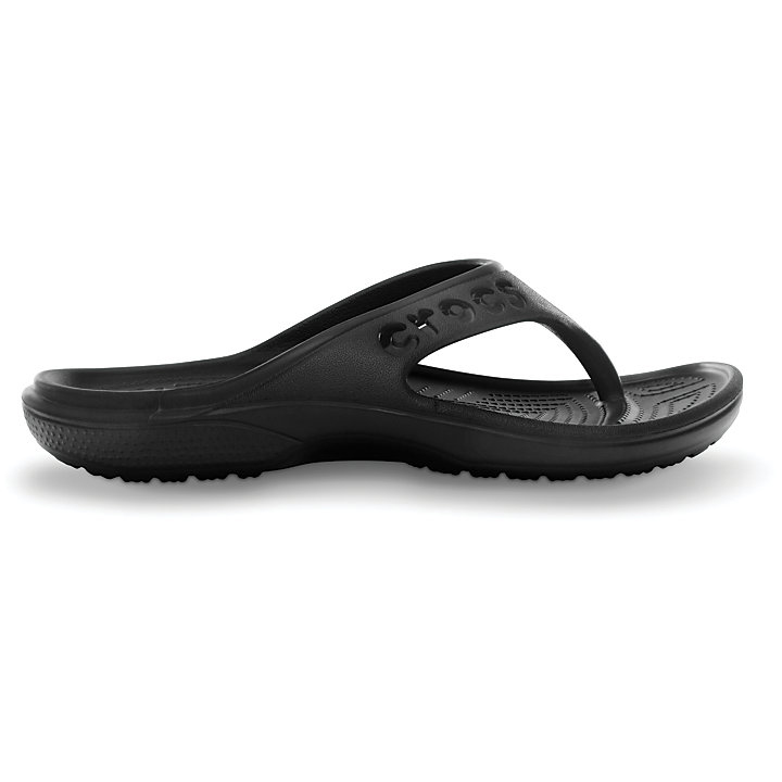 Tong Crocs Baya Flip Noir Homme | UHU-0586285