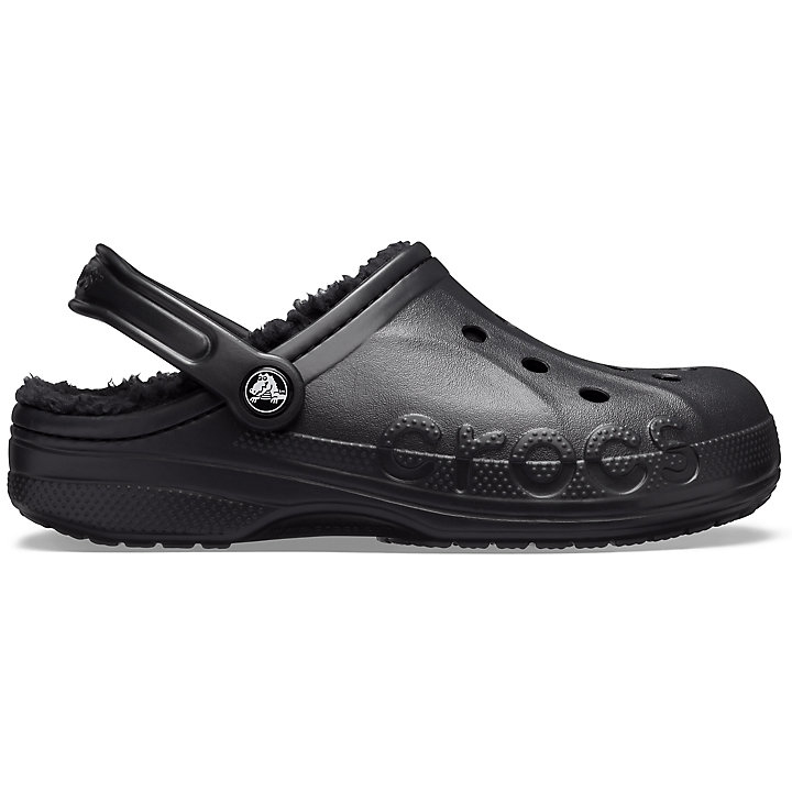 Sabots Crocs Baya Doublée Clog Noir Homme | CRC-3544408