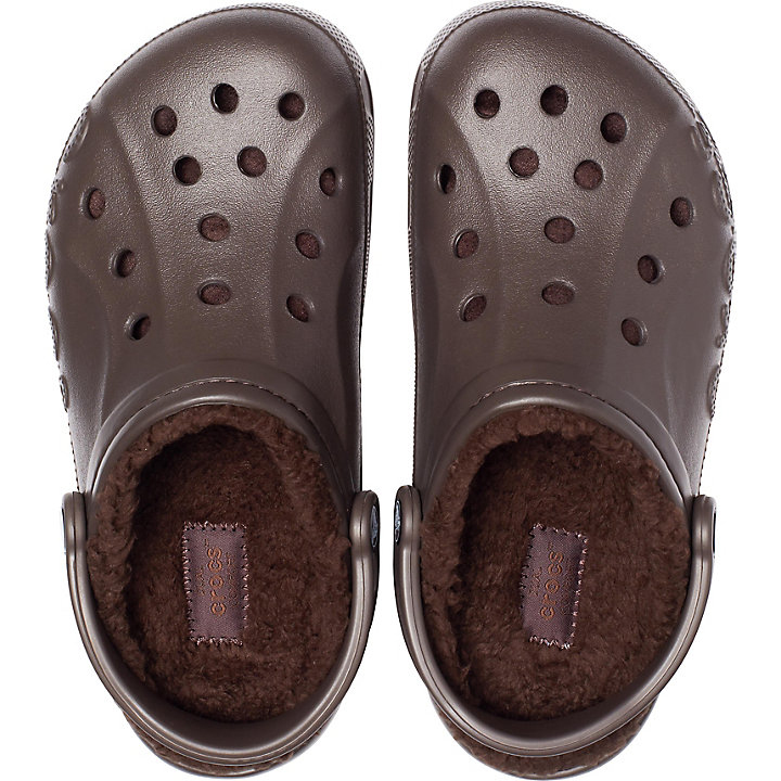 Sabots Crocs Baya Doublée Clog Chocolat Homme | FNZ-0740837