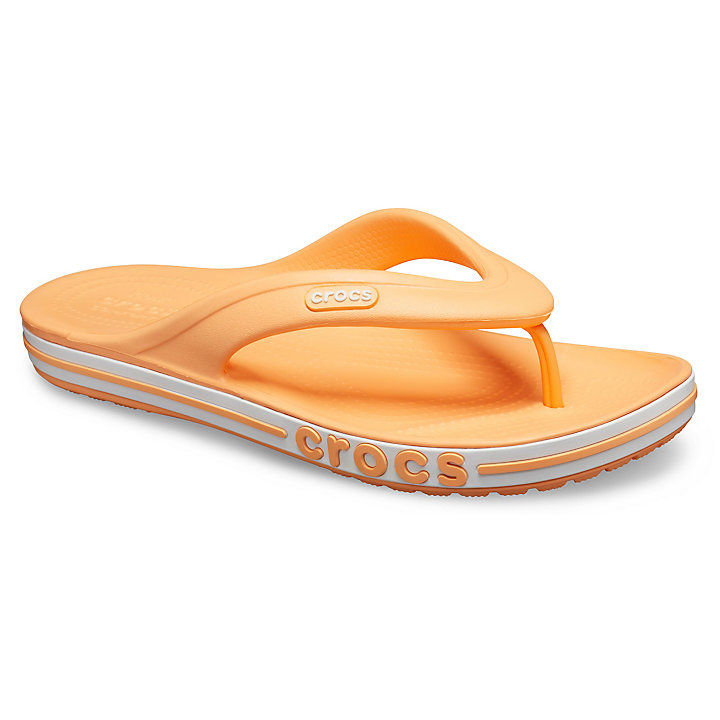 Tong Crocs Bayaband Flip Orange Homme | YFD-5349400