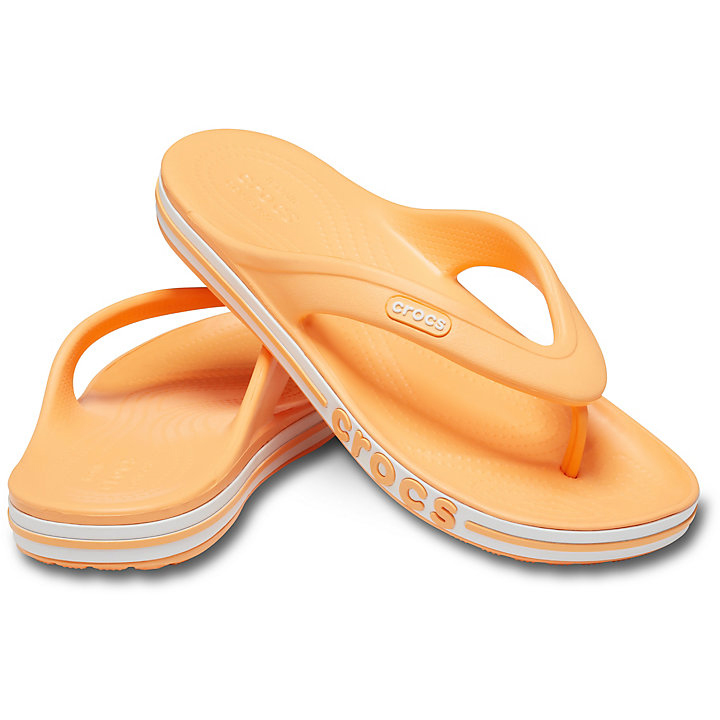 Tong Crocs Bayaband Flip Orange Homme | YFD-5349400