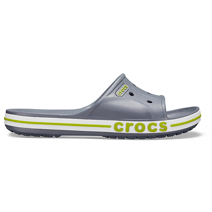 Sandales Crocs Bayaband Claquette Grise Vert Homme | TOU-9816049