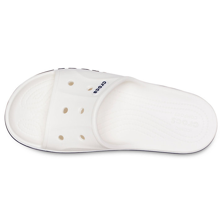 Sandales Crocs Bayaband Claquette Blanche Bleu Marine Homme | EOO-0263242