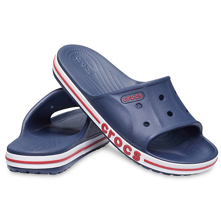 Sandales Crocs Bayaband Claquette Bleu Marine Rouge Homme | OIY-0915593