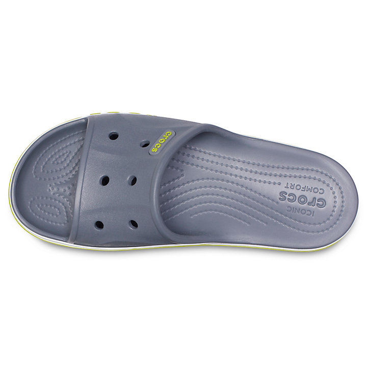 Sandales Crocs Bayaband Claquette Grise Vert Homme | TOU-9816049