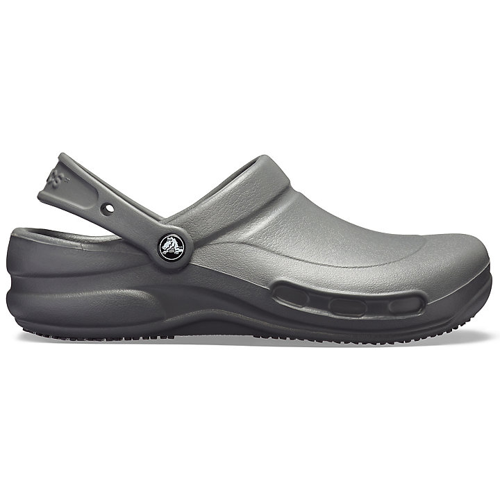 Big And Tall Crocs Bistro Clog Grise Homme | CRU-3678864