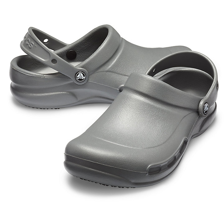 Big And Tall Crocs Bistro Clog Grise Homme | CRU-3678864