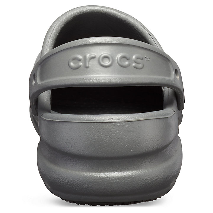 Big And Tall Crocs Bistro Clog Grise Homme | CRU-3678864