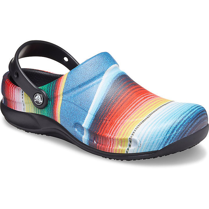 Big And Tall Crocs Bistro Graphic Clog Noir Multicolore Homme | JXM-6591106